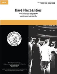 Bare Necessities SATB choral sheet music cover